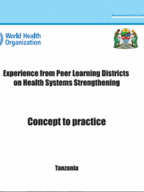 From Concept to practice: Experience from the Peer Learning Districts on Health System Strengthening