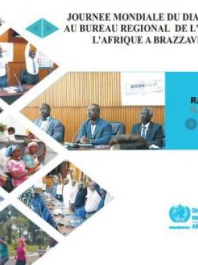 Journée mondiale du diabète 2017 au Bureau régional de l'OMS pour l'Afrique à Brazzaville : rapport illustré