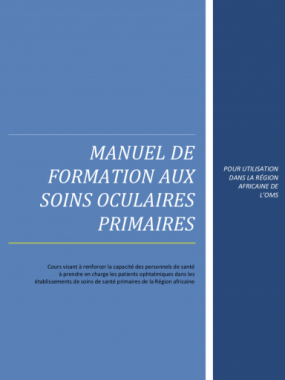 Manuel de formation aux soins oculaires primaires