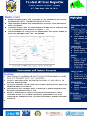 Report for the VDPV2 Response 