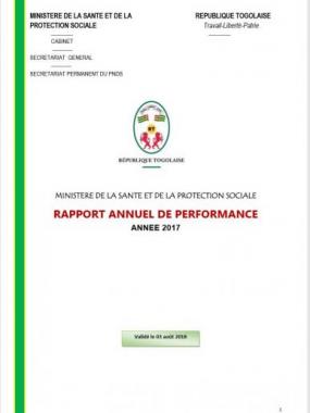 Togo, Rapport annuel de performance 2017