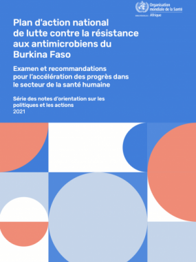 Plan d'action national de lutte contre la résistance aux antimicrobiens du Burkina Faso - Examen et recommandations pour l’accélération des progrès dans le secteur de la santé humaine