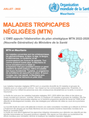 L’OMS appuie l’élaboration du plan stratégique MTN 2022-2026 (Nouvelle Génération) du Ministère de la Santé