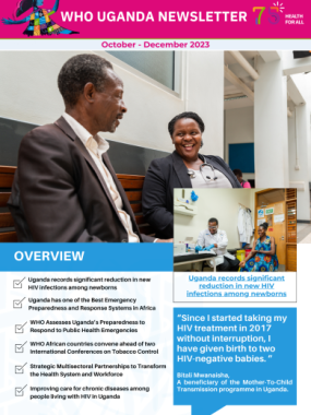 WHO Uganda Quarterly Newsletter - October to December 2023