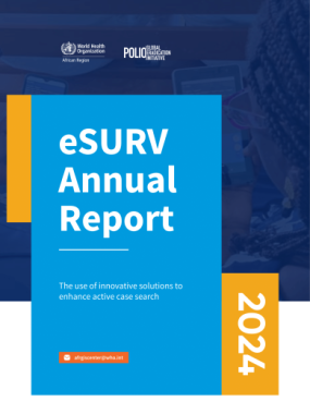 eSURV Annual Report - The use of innovative solutions to enhance active case search 