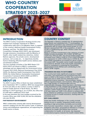 WHO BENIN CCS BRIEF