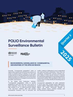 Polio Environmental Surveillance Bulletin (Q3) 