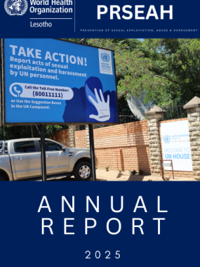 Prevention of Sexual Exploitation, Abuse and Harassment  : Annual Report 2025