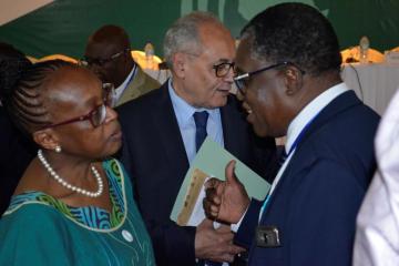 le Directeur Général de l’OMS et la Directrice Régionale de l’OMS pour l’Afrique sont arrivés à Cotonou