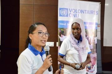 Pioneer UN volunteers at WHO Regional Office for Africa