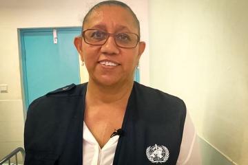 Meet team WHO: Dr Carolina Leite, Disease Prevention & Control Advisor, Cape Verde