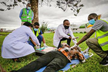 Simulation exercise ongoing at Kilimanjaro Int. Airport