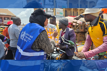 Figure 1Market sensitisation on mpox for prevention, behvaioural change and early health seeking - 