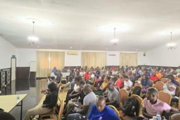 : Presentation on micro-planning for vaccine dose allocation during the HPV and Mpox vaccination campaign review meeting 