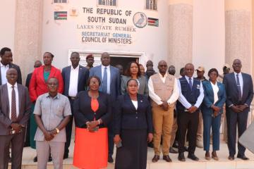 Minister of Health and WHO Representative visit Lakes and Warrap States to bolster health service delivery