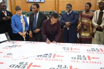 Launch of Lesotho TB Parliamentary Caucus