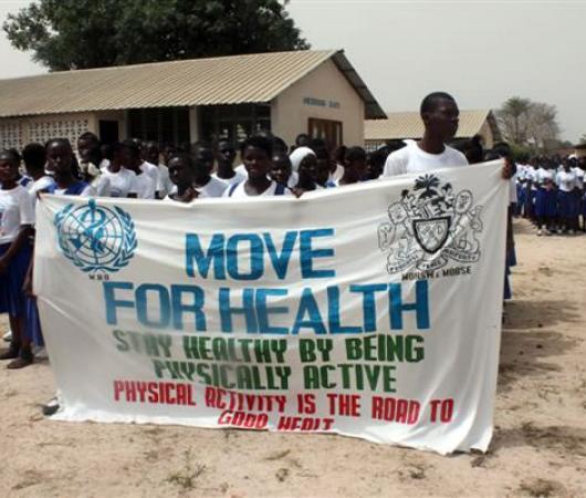 Who Health Academy Project Is Taken To The Streets As Scanaid