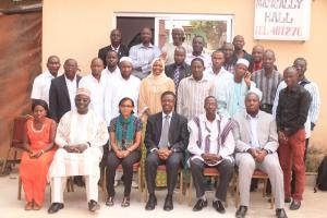 A group photo of participants at the workshop