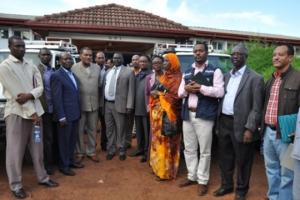 The FMoH-WHO-APOC delegation with the Benishangul-Gumuz regional leadership