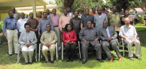 The Guest of Honor in a group photo with representatives from GAVI, Bill & Melinda Gates, WHO, UNICEF and PATH.