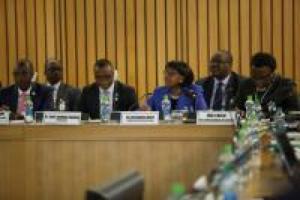 The panel discussion on impact of Ebola on the African continent was chaired by the WHO Regional Director for Africa.