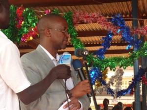 Dr Abdulmumini Usman, delivering a speech during the launch