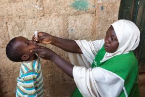 One of the numerous female vaccinators in Kaduna state WHO/Ibrahim Al-Asi