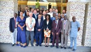 Group picture after the review in Abuja