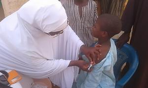 Reactive vaccinaation at a Kebbi health facility
