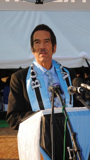 His Excellency President Khama