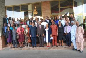 The WR, Permanent Secretary, FMOH and other stakeholders at the meeting