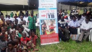 Members of the public at the launch of World TB Day commemoration at Chifubu grounds in Ndola