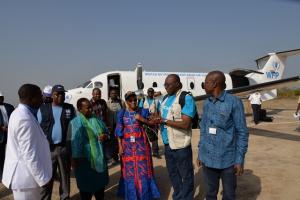 L'arrivée de la mission à Kissidougou