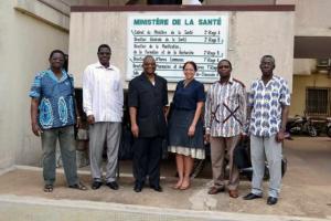 L'équipe technique lors de son sejour au Togo