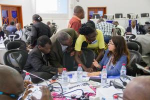 Partial view of meeting participants