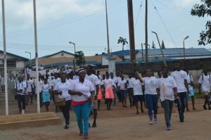 Procession in the principal streets of Takoradi