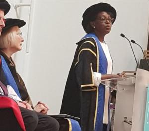 Dr Moeti Matshidiso was awarded the Honorary Fellowship of the London School of Hygiene and Tropical Medicine