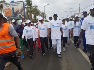 Participants of the health walk