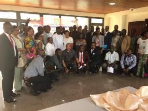 Group photograph of TB Parliamentary Caucus and other invited guest at the launching