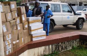  Stockpile of assorted Medical Books handed over to the MOH by WHO 