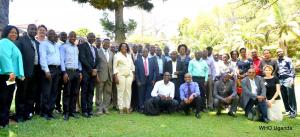 Participants at the stakeholder workshop to strengthen routine health facility data analysis and use