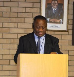Minister of Health and Social Services, Hon. Dr. Kalumbi Shangula