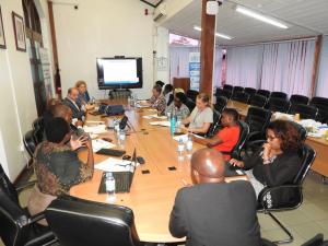 UHC Scoping mission during consultation with the health partners