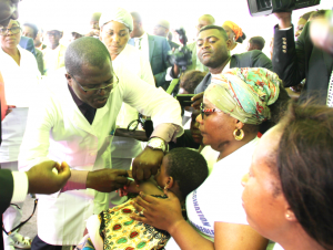 Measles and rubella vaccination campaign in Brazzaville