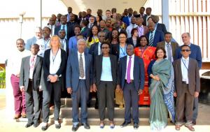 Ministry of Health officials from different countries and partners that are attending the International Meeting 