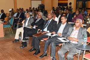 Honorable Ministers and higher government officials present at the meeting