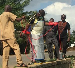 Field work for site selection and demonstration in Benue State