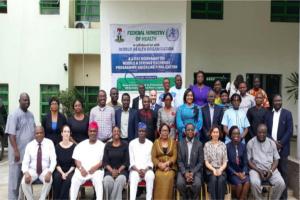 Group Photograph during a 2-day workshop on needle and syringe exchange programme guideline finalization 