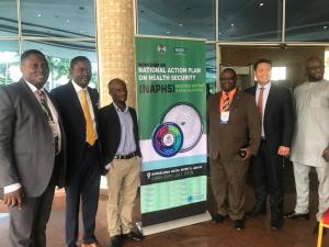 Group Photograph of WHO and NCDC Colleagues at the NAPHS Resource Mapping and Data Evaluation Workshop 1