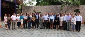 Group photo of delegates Validation Meeting WHO Representative Minister of Health